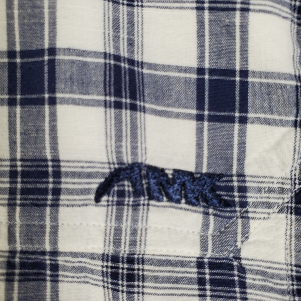 Mountain Khakis Shirt Mens XL Blue Plaid Short Sleeve Hiking Outdoor Gorpcore - Picture 10 of 10